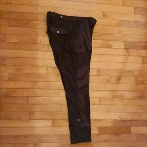 Black House White Market The Straight Crop size 6 pants with satin detail